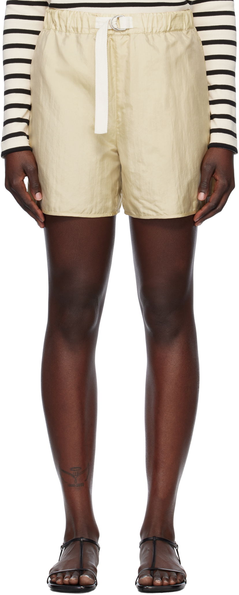 Шорти Jil Sander Jil Sander Regular Fit Shorts бежевий | J40KA0256_J70003