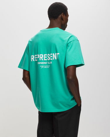 Футболка Represent Clo Represent EXCLUSIVE BSTN X REPRESENT OWNERS CLUB TEE Бірюзовий | MT4007-449, 1