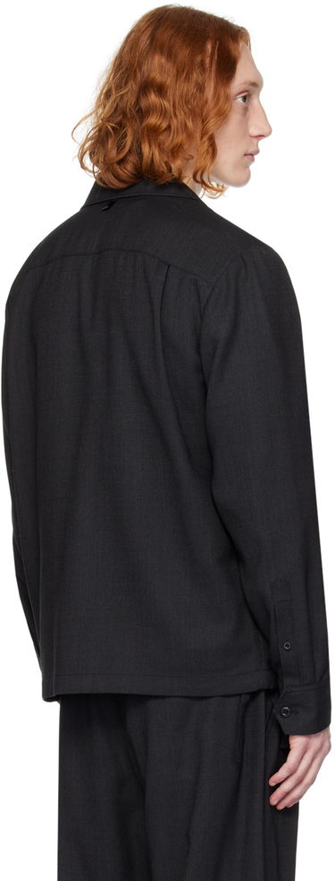 Куртка rag & bone Finlay Button-Up Shirt Jacket чорний | MBW23H2402LWML, 2