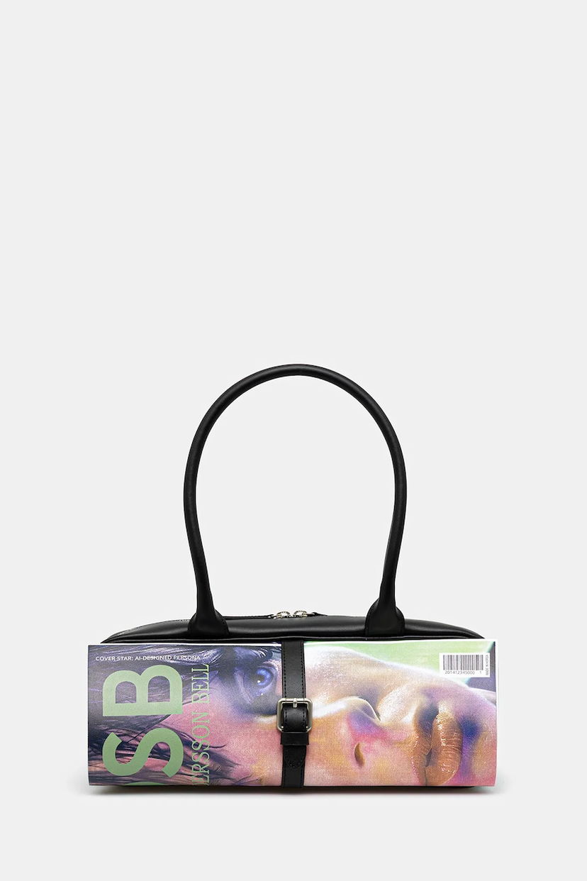 Сумочка Andersson Bell Andersson Bell Magazine Leather Handbag чорний | aaa490w