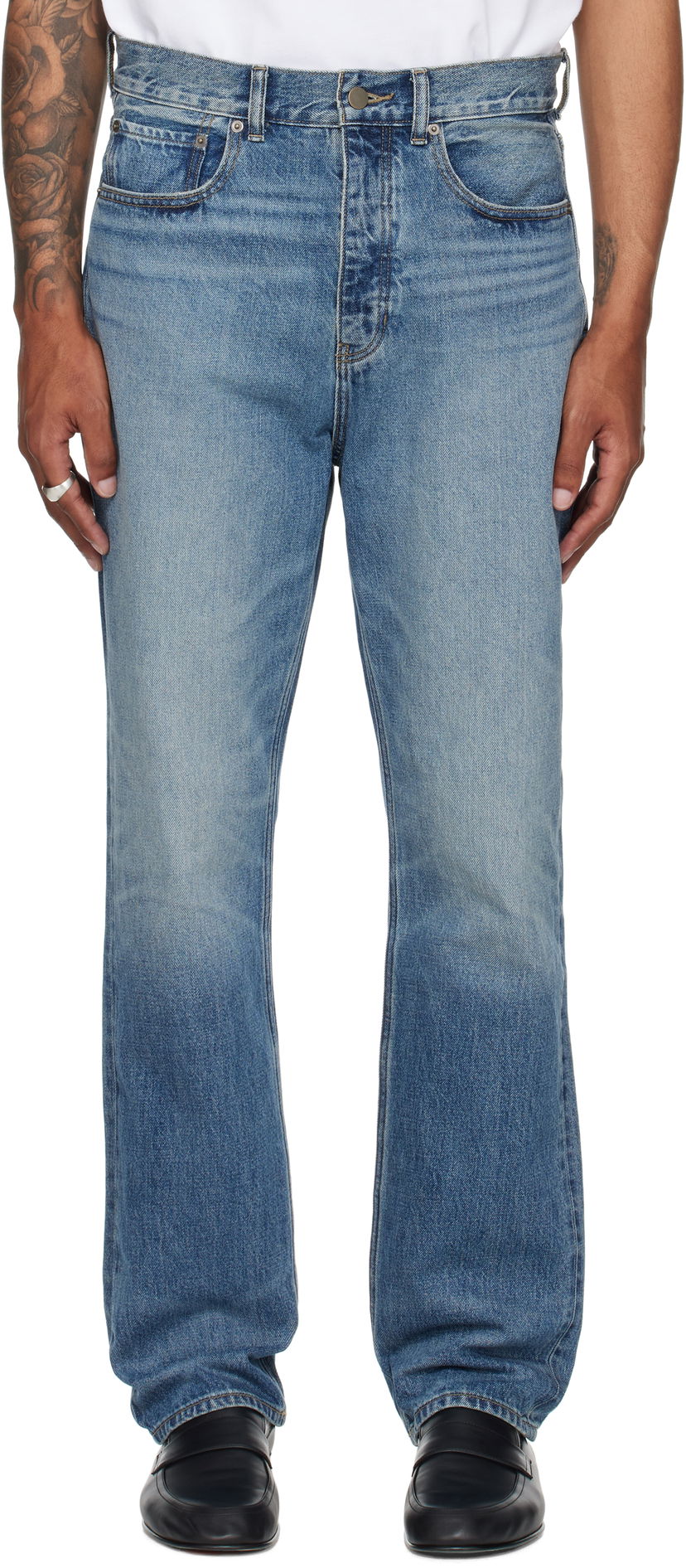 Джинси Fear of God Fear of God ESSENTIALS 5-Pocket Jeans Синій | 130SP254910F