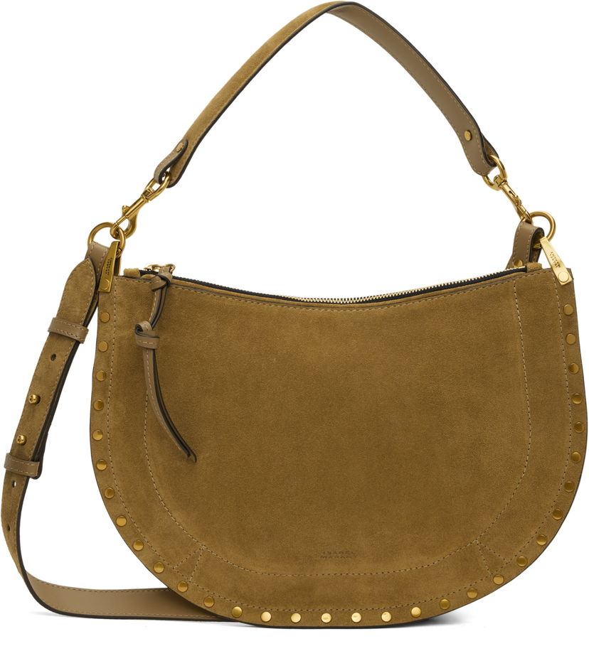 Сумка ISABEL MARANT Isabel Marant Oskan Soft Zipped Suede Shoulder Bag Зелений | BF0066FA-B2C03M