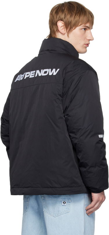 Пуховик AAPE by A Bathing Ape AAPE by A Bathing Ape 'AAPE NOW' Down Jacket чорний | AAPDNM7655XXNBKX, 2