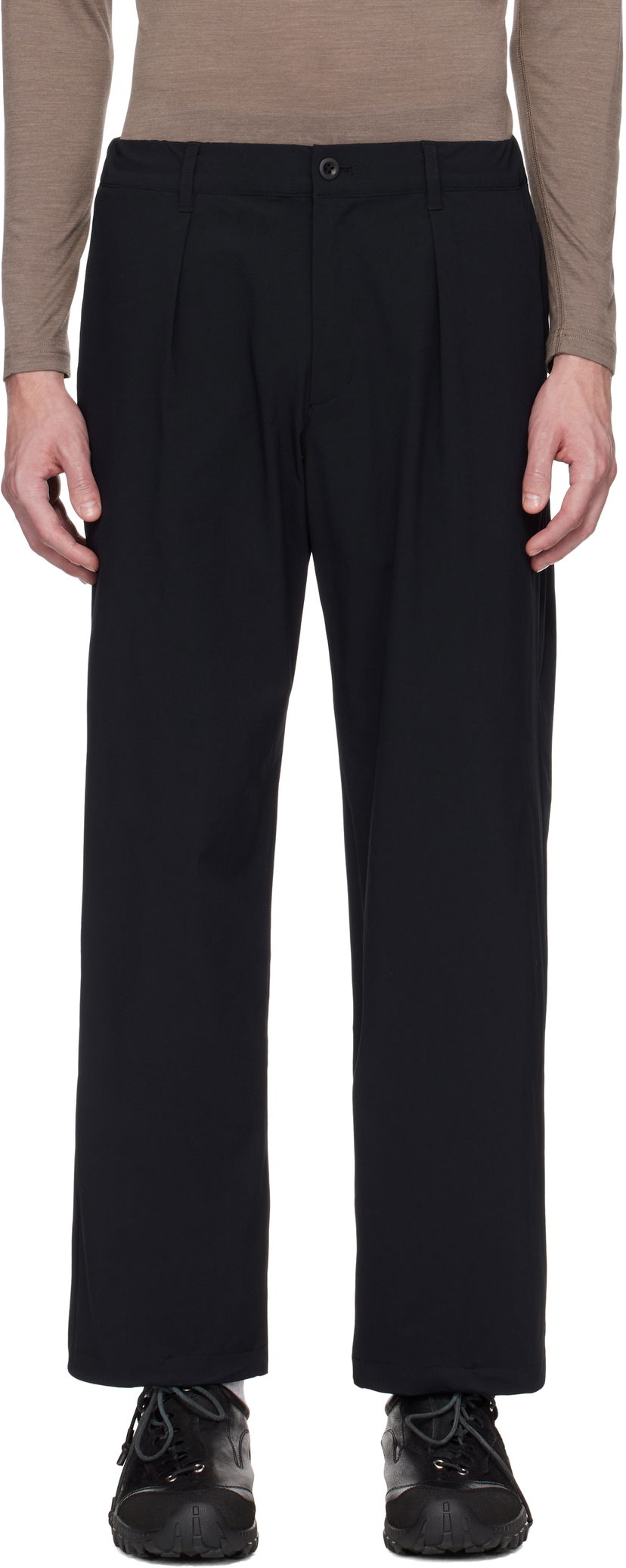 Штани Snow Peak Active Comfort Wide Trousers чорний | PA-25SU004