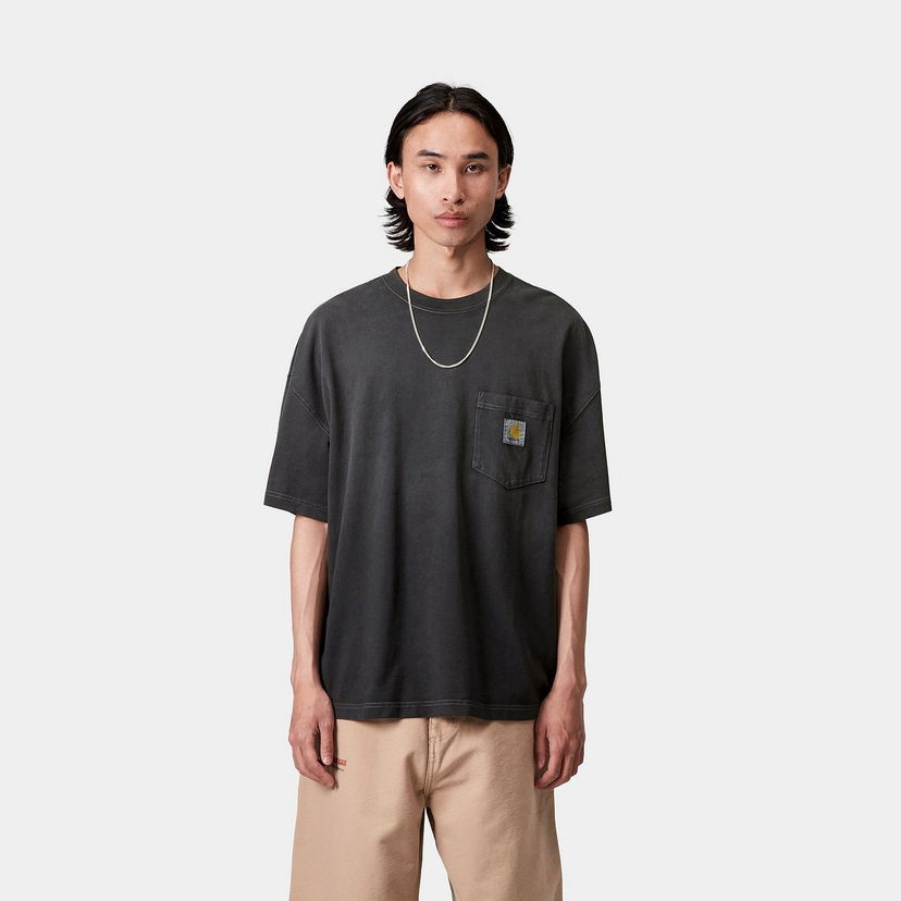 Футболка Carhartt WIP WIP S/S Hudson Pocket Tee чорний | I035140_30