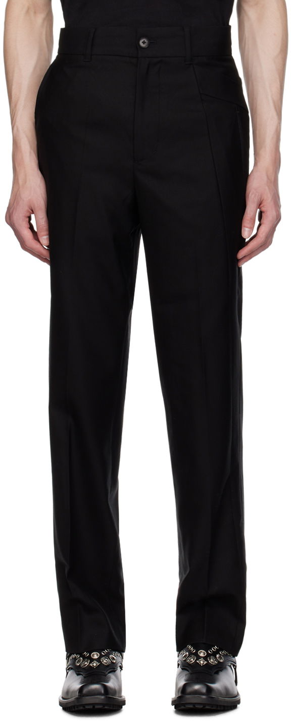 Штани Feng Chen Wang Feng Chen Wang Paneled Trousers чорний | FUF16TR13B