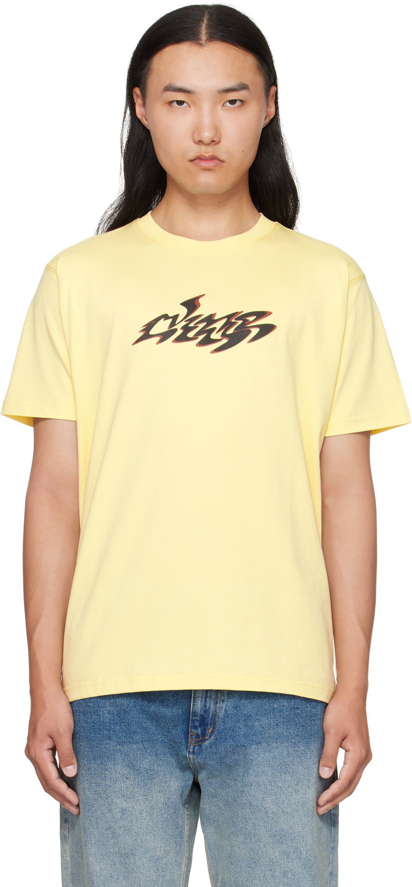 Футболка Dime Dime Disco T-Shirt Жовтий | DIMEFA2559ICRE