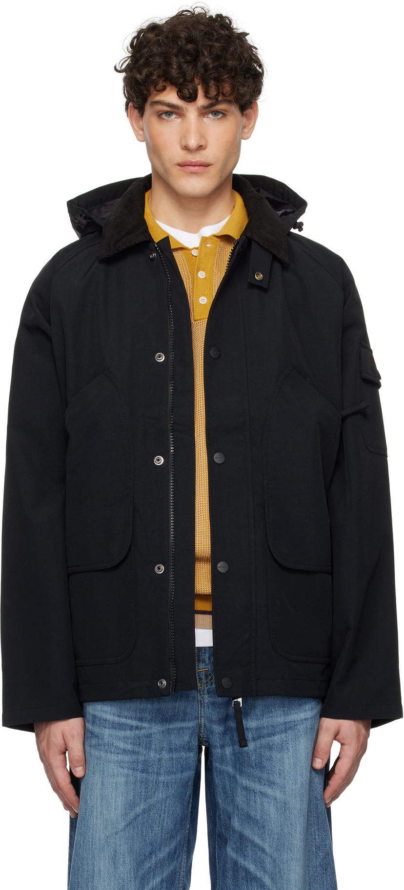 Парка Carhartt WIP Black Hooded Work Jacket чорний | I033871