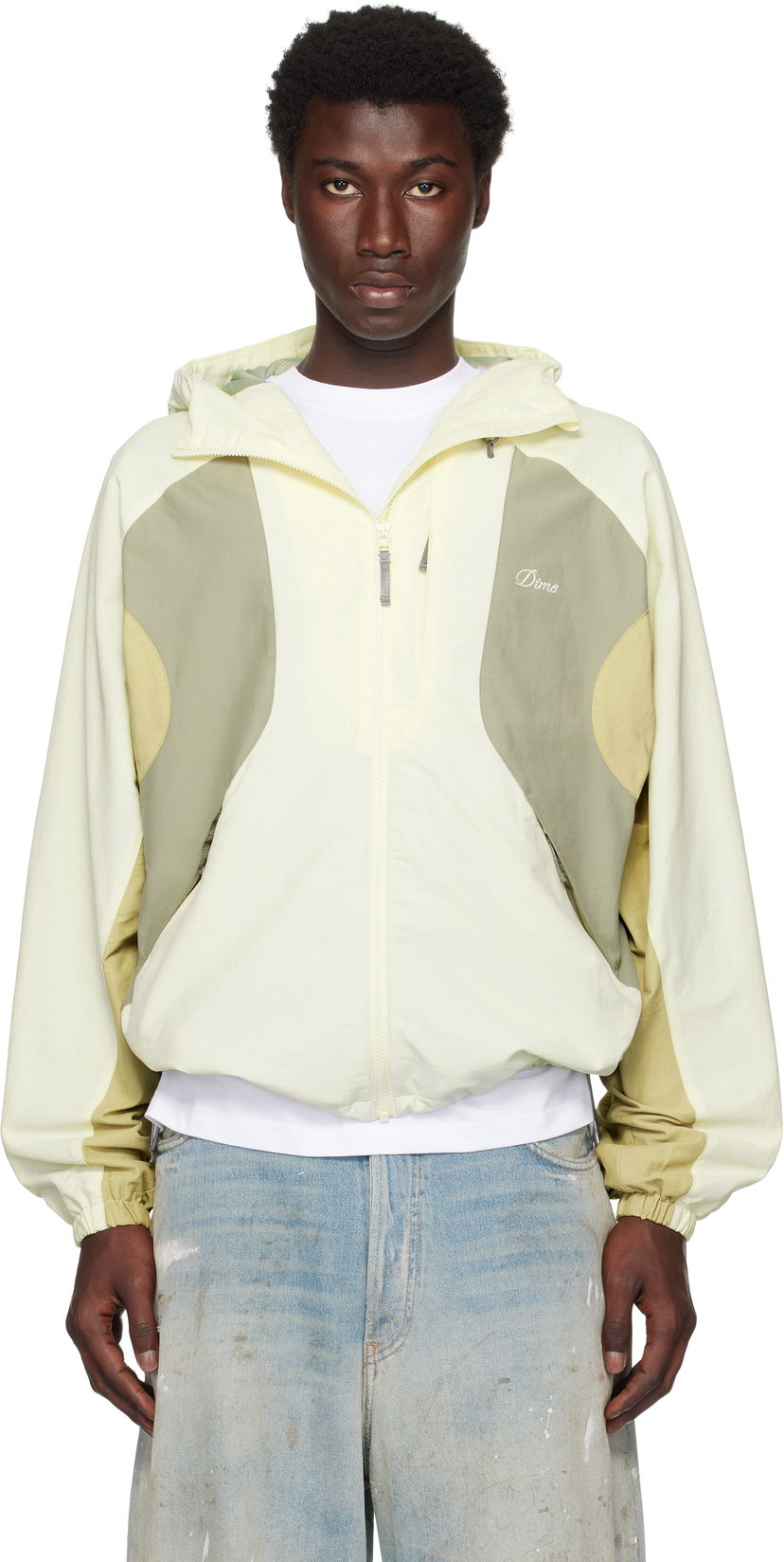 Вітровка Dime Dime Tech Windbreaker Jacket Жовтий | DIMESU253WHT