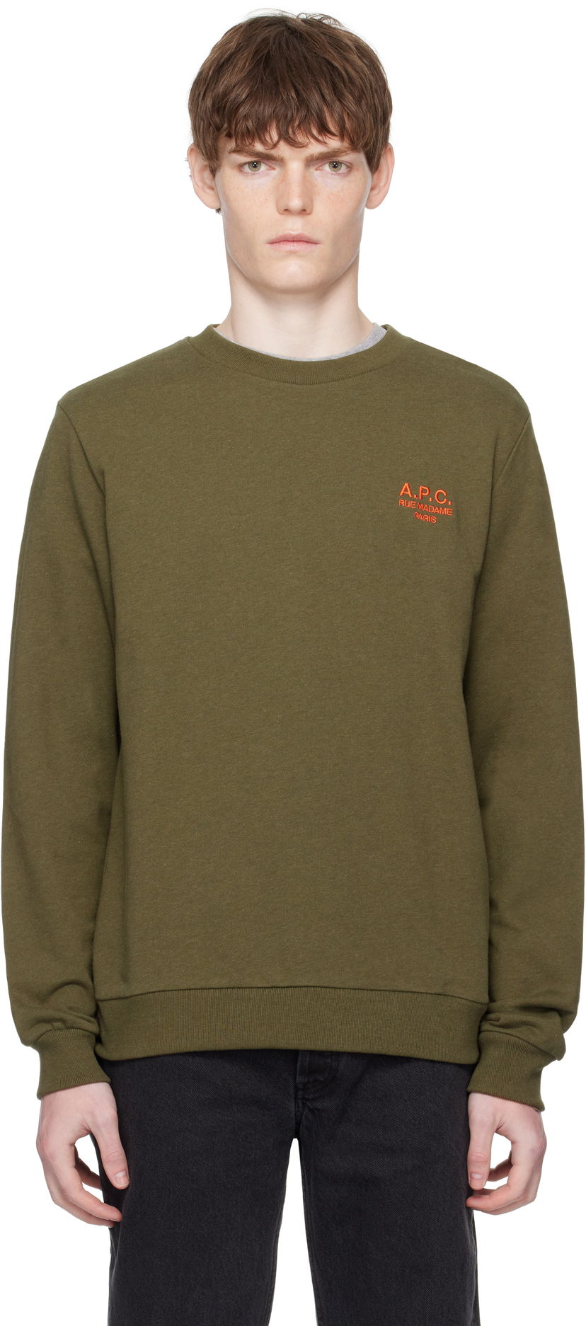 Світшоти A.P.C. A.P.C. Rue Madame Standard Sweatshirt Зелений | COHGR-M27913