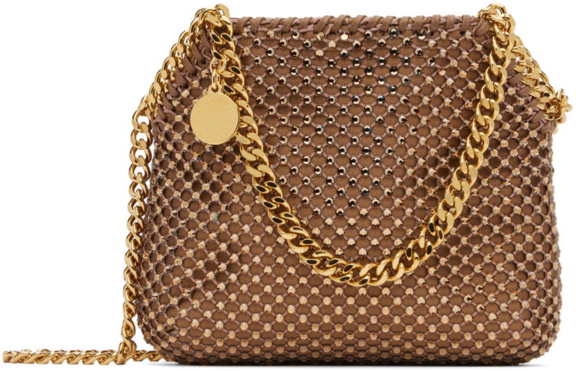 Сумочка Stella McCartney Stella McCartney Falabella Mini Chain Bag Коричневий | 700109WP0329