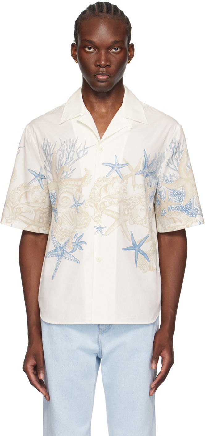 Сорочка Versace White Barocco Sea Shirt білий | 1015699_1A11026
