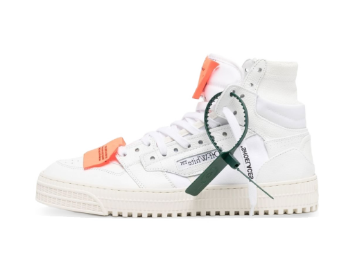 Кросівки та взуття Off-White LEATHER HI TOP SNEAKERS білий | OMIA065C99LEA0010120