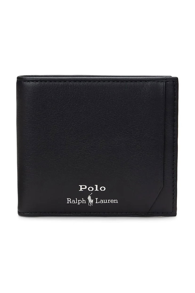 Гаманець Polo by Ralph Lauren Polo Ralph Lauren Leather Wallet чорний | 405963228