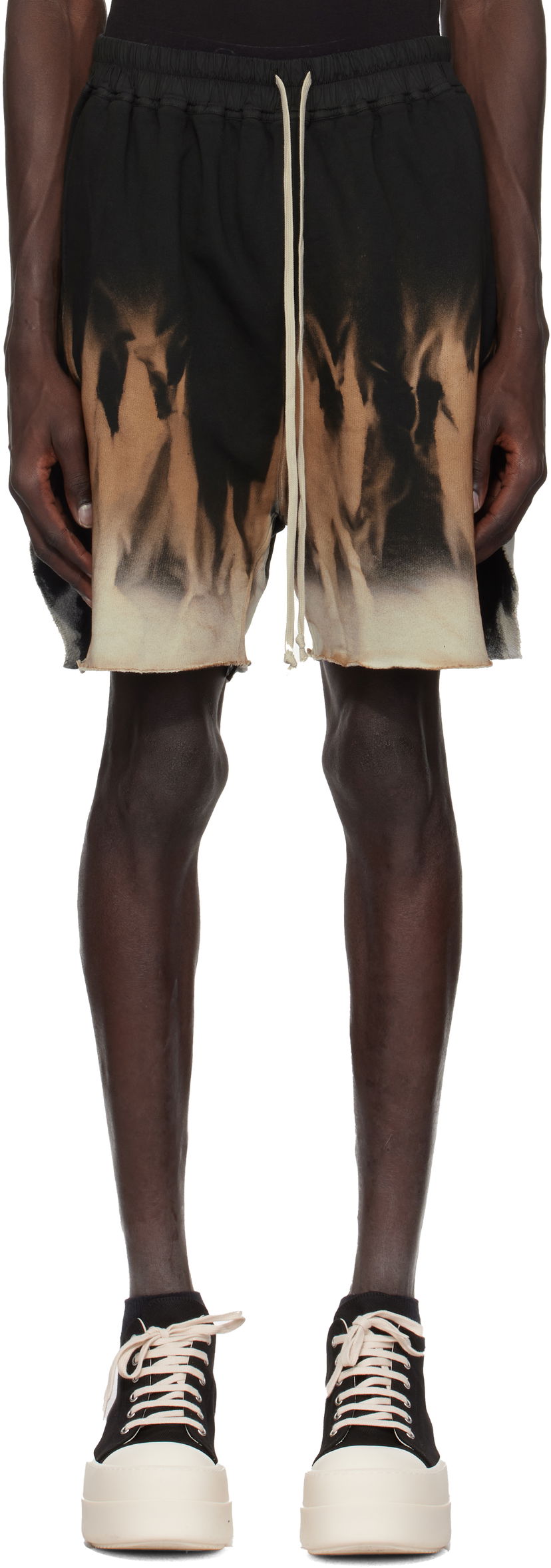 Шорти Rick Owens Rick Owens DRKSHDW Porterville Long Boxers Shorts Коричневий | DU02D2390 FSUN