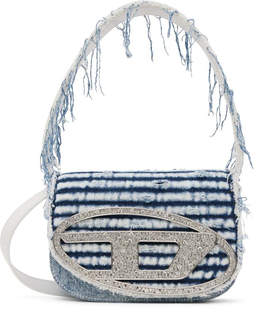 Сумочка Diesel Diesel 1DR Denim Shoulder Bag Синій | X08396 P8040
