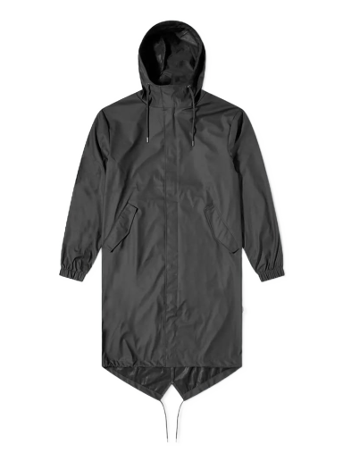 Парка Rains Fishtail Jacket чорний | 18010-01
