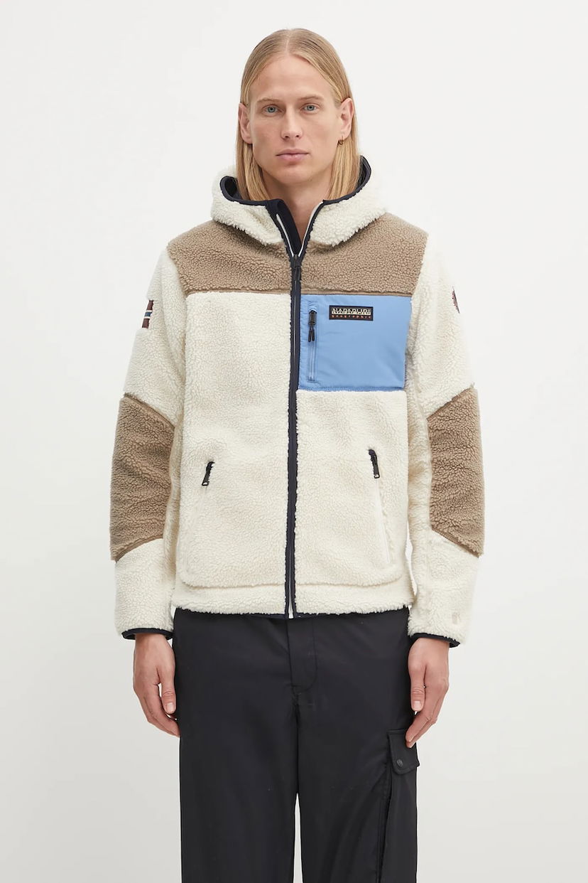Світшоти Napapijri Yupik Patterned Hooded Fleece Jacket Різнокольоровий | NP0A4GNSMQZ1