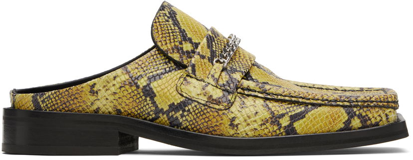 Кросівки та взуття Martine Rose Martine Rose Square Toe Mules Жовтий | 1025LE02309W