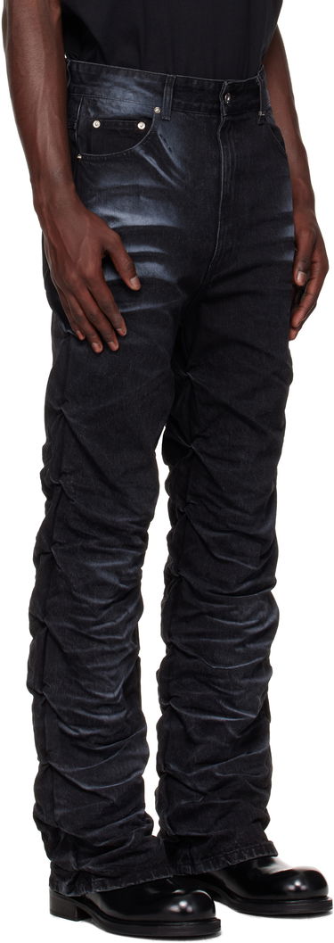 Джинси We11done We11done Textured Fold Jeans чорний | WD-DP2-25-356-M-BK, 1