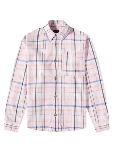 Куртка A.P.C. Basile Check Overshirt Рожевий | COGBX-H02709-FAA
