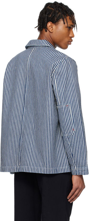 Сорочка A.P.C. A.P.C. Raphael Striped Denim Jacket Синій | COHHG-H32001, 2