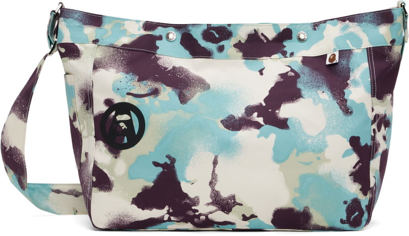 Сумка BAPE A Bathing Ape Map Camo Messenger Bag Різнокольоровий | 001BAL301021M