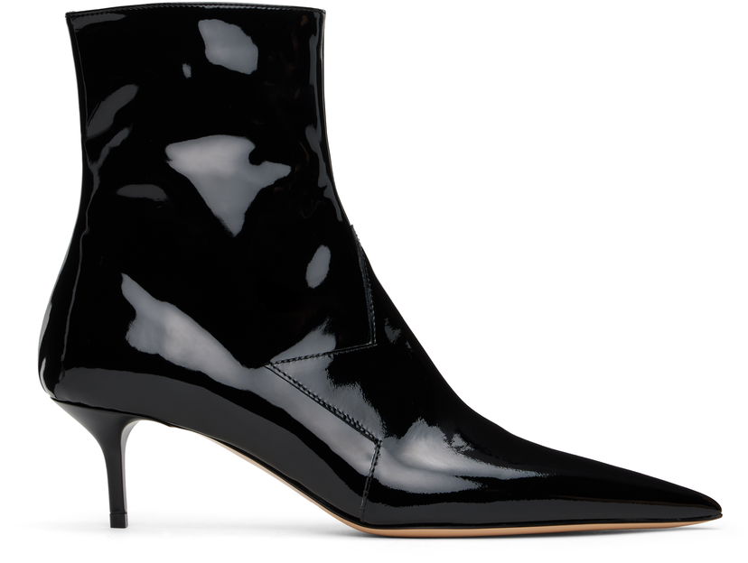 Кросівки та взуття Coperni Star Cut-Out Low Heel Boots чорний | COPSH71F6026