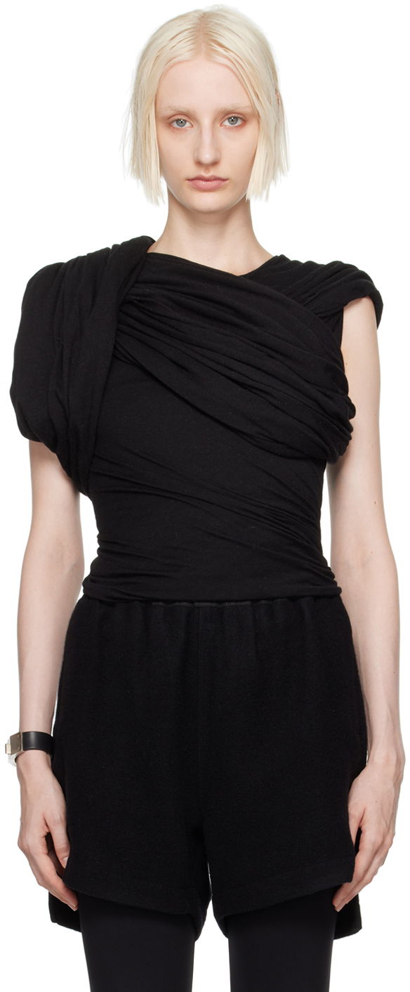 Футболка Rick Owens Rick Owens Porterville Harness T-Shirt чорний | RP02D3201 JR