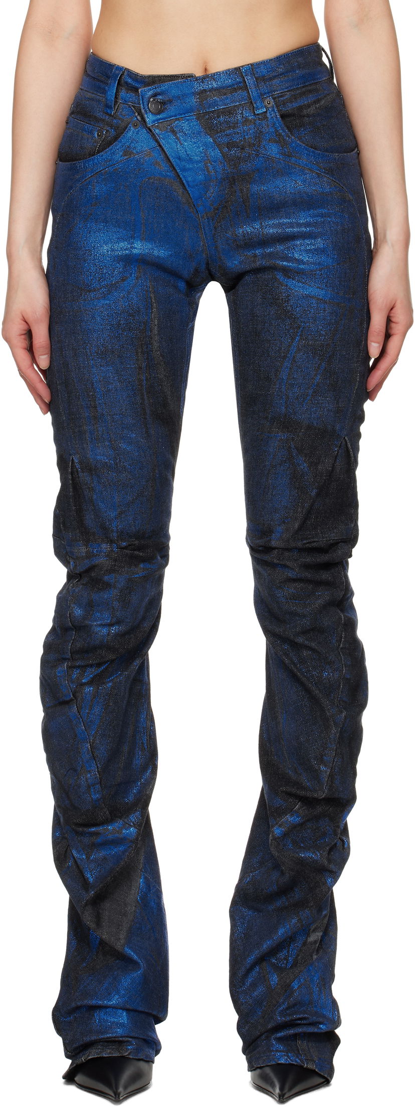 Джинси Ottolinger Ottolinger Drape Denim Jeans Синій | 117-17017E-21