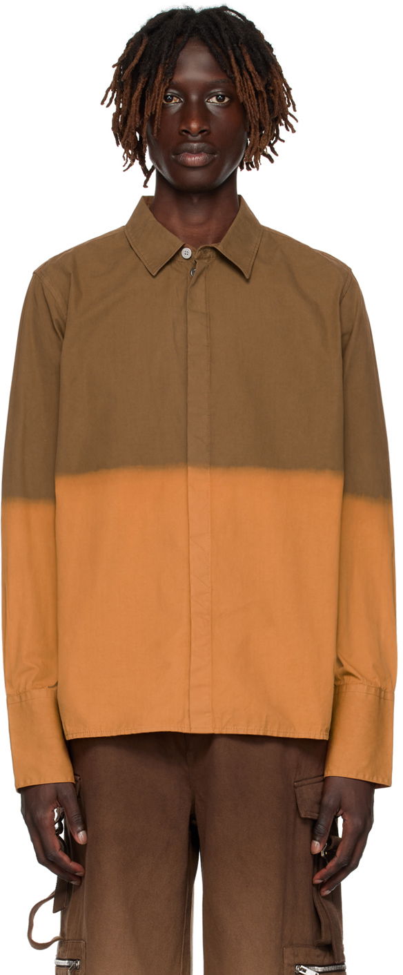 Сорочка Dion Lee Sunfade Long Sleeve Shirt Помаранчевий | C5030R23