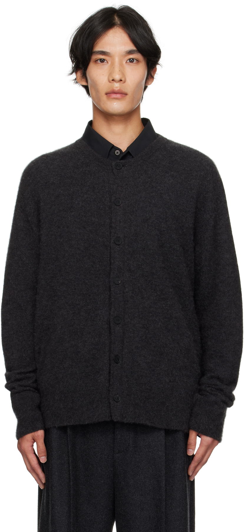 Cветр The Row The Row Danube Cardigan Сірий | 1012-Y363