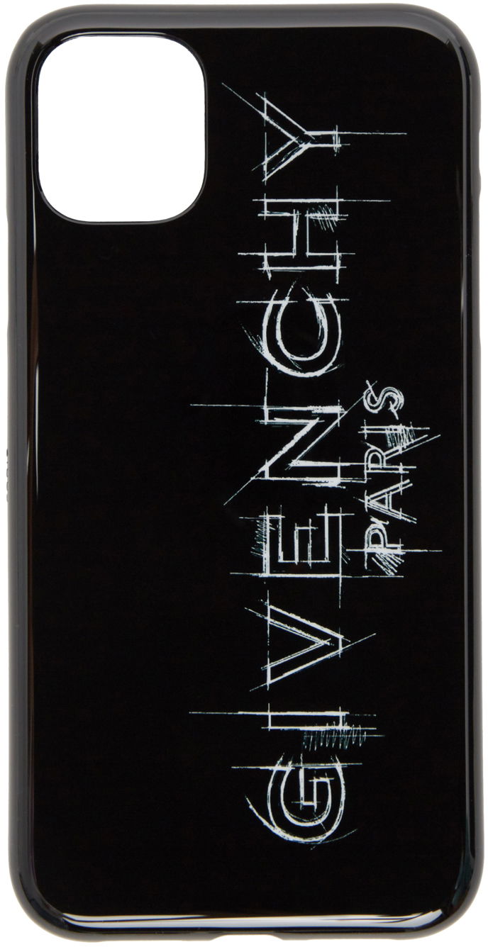 Гаджет Givenchy Logo iPhone 11 Phone Case чорний | BK604QK117