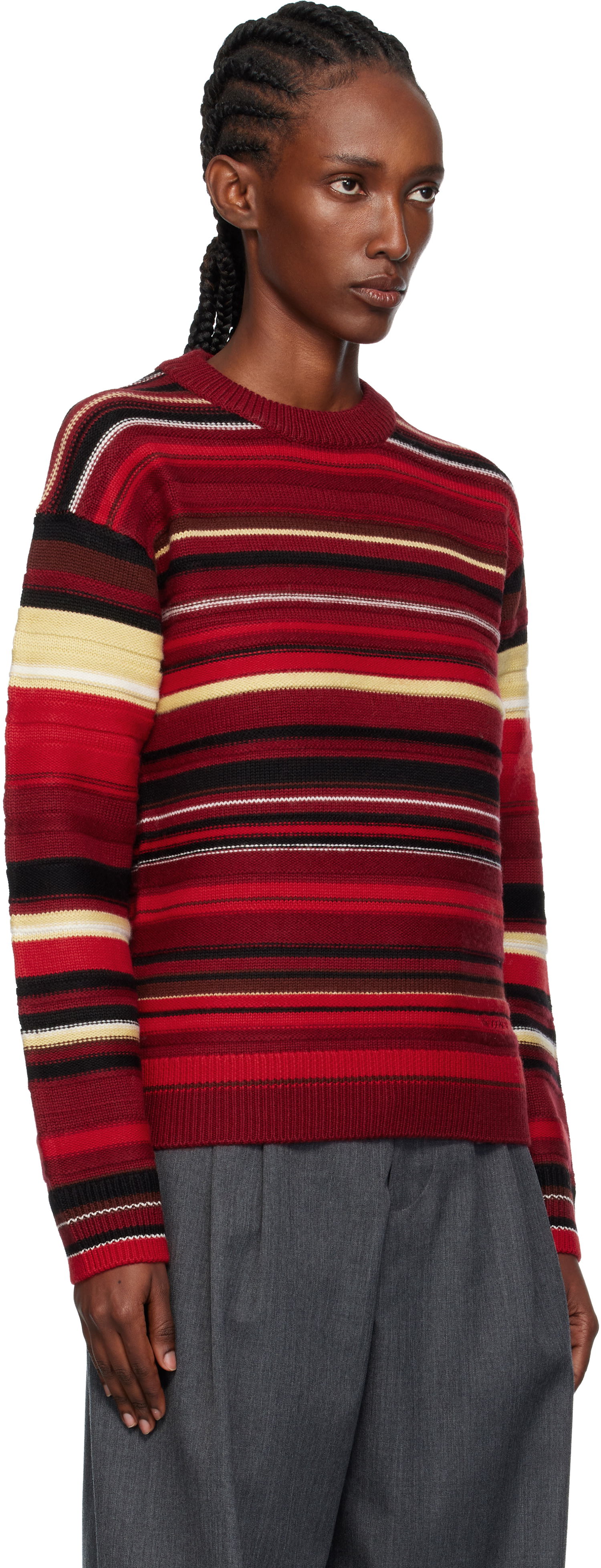 Cветр JW Anderson JW Anderson Multi Stripe Sweater Різнокольоровий | KW1501-YN0008, 1