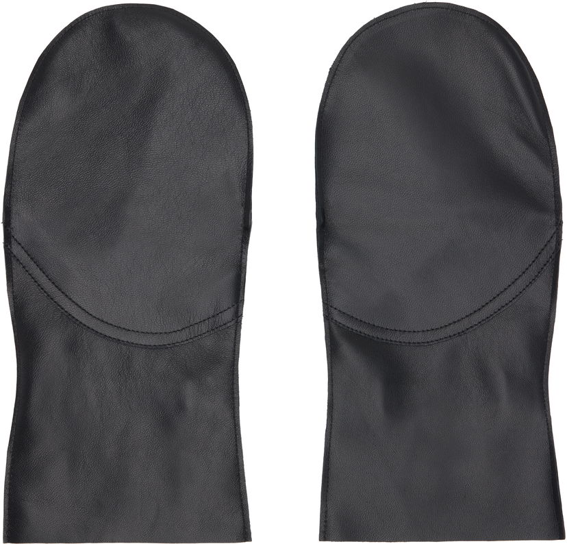 Рукавички sage NATION SAGE NATION Leather Mittens чорний | S143 MITTENS LEATHER BLACK