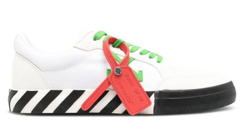 Кросівки та взуття Off-White Vulc Sneaker White Lime Green білий | OMIA085S23LEA0050155, 0