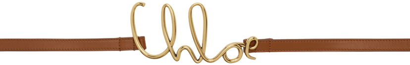 Ремені CHLOÉ Small 'The Iconic' Belt Коричневий | CHC24AC066SFB