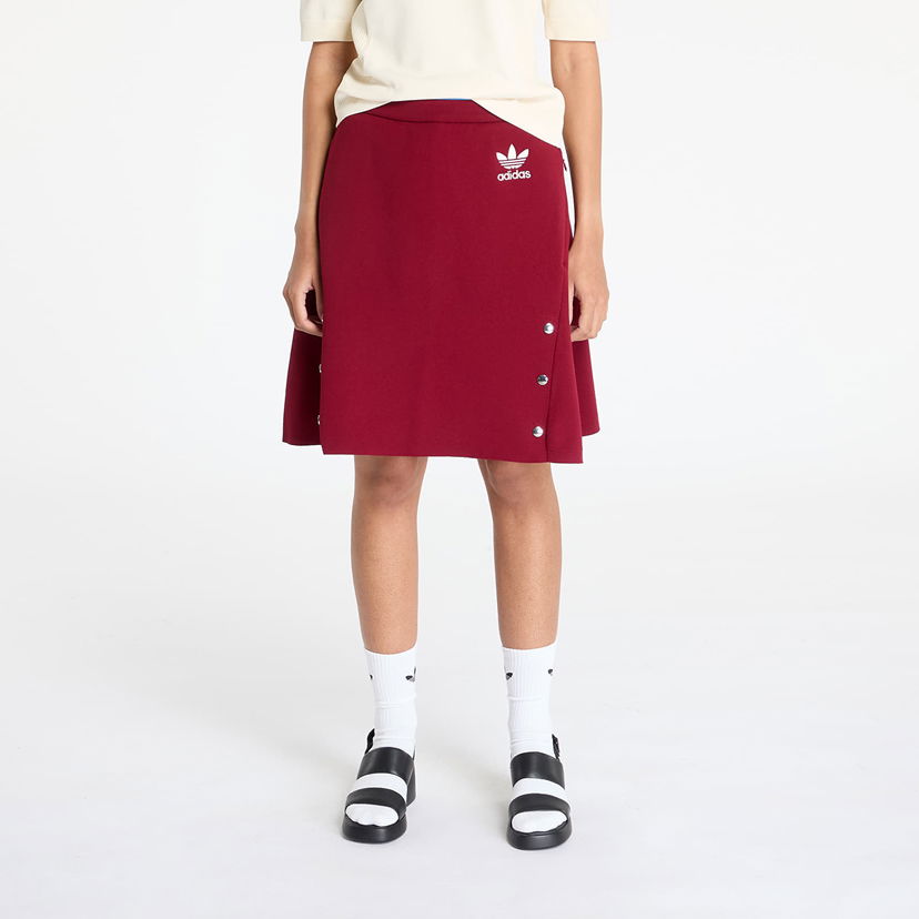 Спідниця adidas Originals Wales Bonner x Knit Skirt Червоний | JL9588