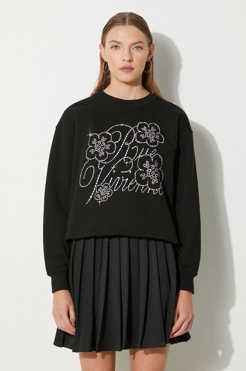 Світшоти KENZO Sweatshirt Constellation Emb Classic чорний | FE62SW1654MF.99J