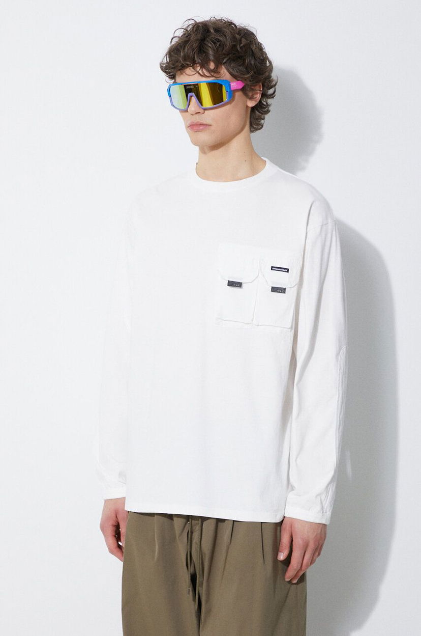 Футболка Manastash Manastash Armor Long Sleeve T-Shirt білий | 7924130002