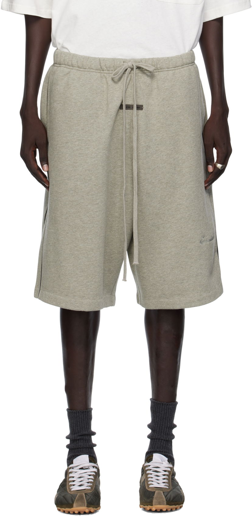 Шорти Fear of God Fear of God ESSENTIALS Basketball Jersey Shorts Сірий | 160SP254555F