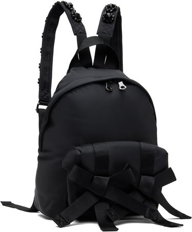 Рюкзак Simone Rocha Simone Rocha Beaded Utility Bow Backpack чорний | BAG179TB-M 0761, 1