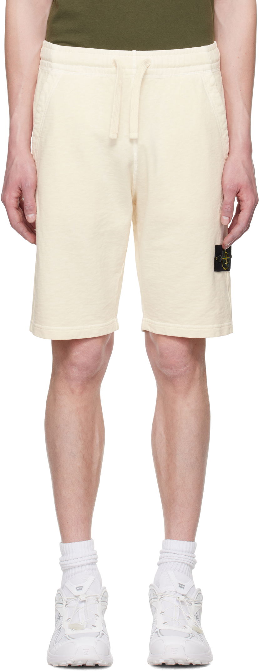 Шорти Stone Island Stone Island Fleece Shorts Жовтий | K1S15 6200009 S0060