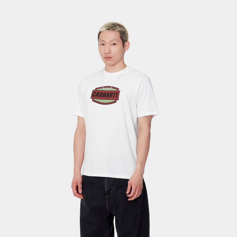 Футболка Carhartt WIP Short Sleeve Graphic Logo T-Shirt білий | I033637_9