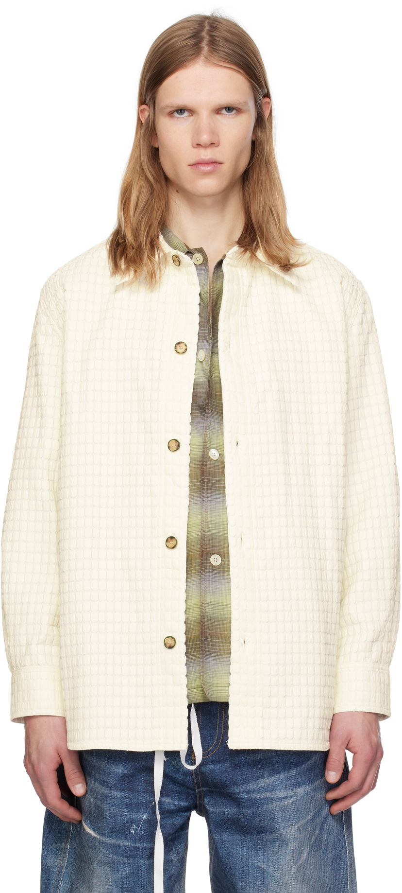Сорочка Andersson Bell Long Sleeve Shirt білий | atb1134m
