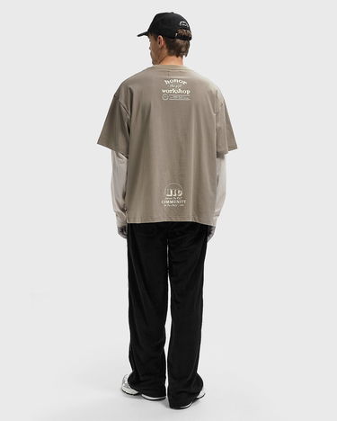Футболка Honor The Gift WHY NOT Short Sleeve T-Shirt Сірий | HTG250392-TAUPE, 2