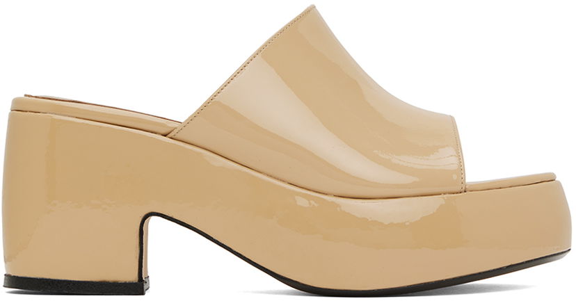 Аксесуари BY FAR BY FAR Leroy Heeled Sandals бежевий | 23SSLERMKRFP