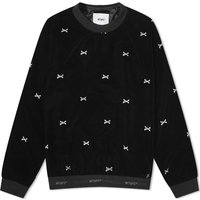 Світшоти WTAPS 12 Bones Crew Sweat чорний | 232TQDT-SHM04-BK, 1