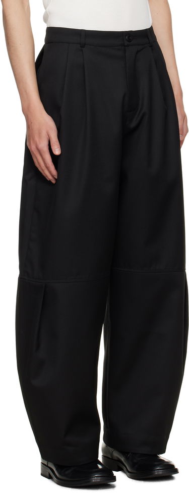 Штани sage NATION SAGE NATION Zushi Pleated Trousers чорний | S091 ZUSHI TROUSER COTTON TWIL, 1