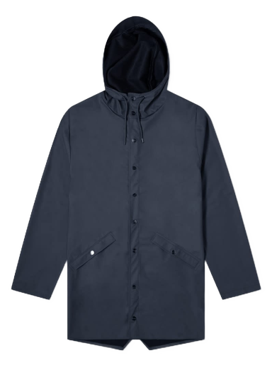 Куртка Rains Long Jacket темно-синій | 12020 47